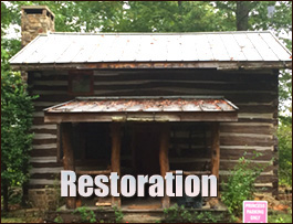 Historic Log Cabin Restoration  Homerville, Georgia
